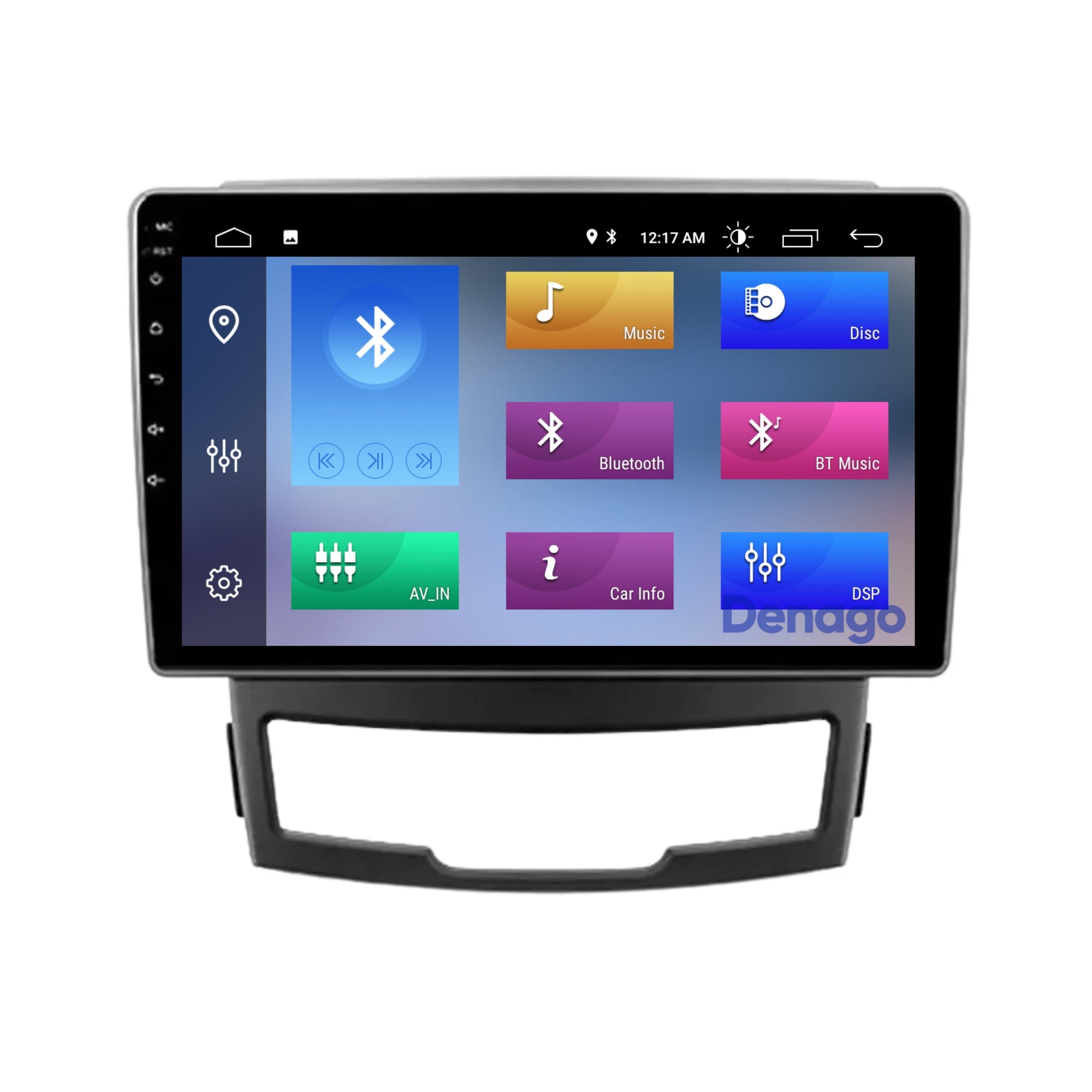 SsangYong Korando CarPlay autoradio | 2011 t/m 2014 | Denago DNG-A253 | 9 inch | Android 13 | Draadloos CarPlay & Android Auto