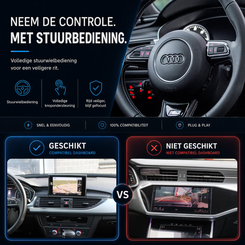 Davilon CarPlay & Android Auto Box | Geschikt voor Audi A6, Audi S6 en Audi RS6 | 2010 t/m 2018-6