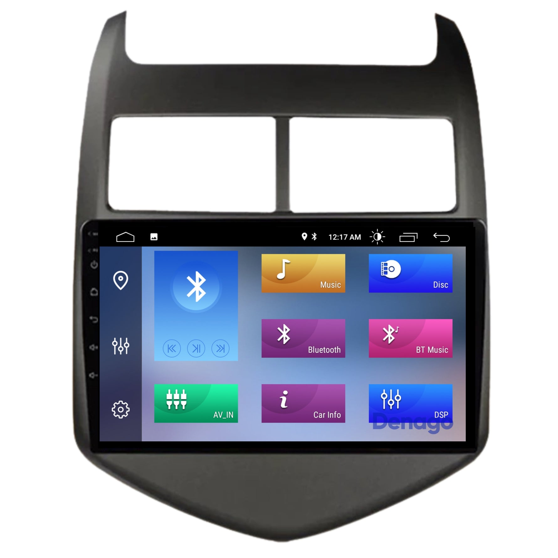 Chevrolet Aveo CarPlay autoradio | 2013 t/m 2015 | Denago DNG-A129 | 9 inch | Android 13 | Draadloos CarPlay & Android Auto