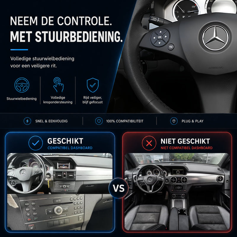 Mercedes GLK-Klasse | 2008 t/m 2011 | CarPlay & Android Auto Box | NTG 4.0-6