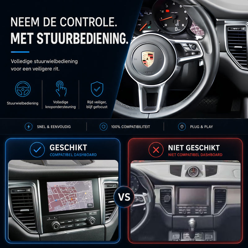 Porsche Macan (95B) | 2016 t/m 2018 | CarPlay & Android Auto Box | PCM 4.0-6