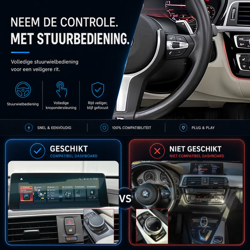 BMW 4 Serie F32/F33/F36 | 2016 t/m 2020 | CarPlay & Android Auto Box | NBT EVO-6