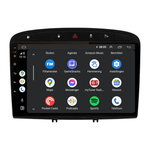 Peugeot 308 | 408 | Android 13 | Autoradio | 2007 t/m 2020 | CarPlay &  Android  Auto