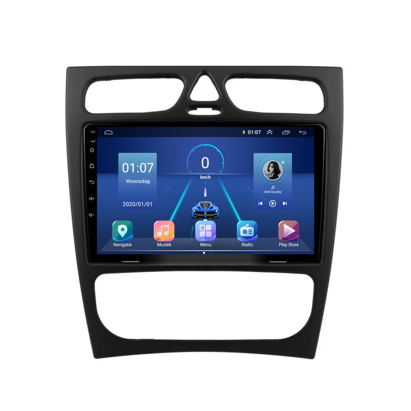 Mercedes C-Klasse W203 | Android 13 | Autoradio | 2000 t/m 2004 | CarPlay & Android Auto-6