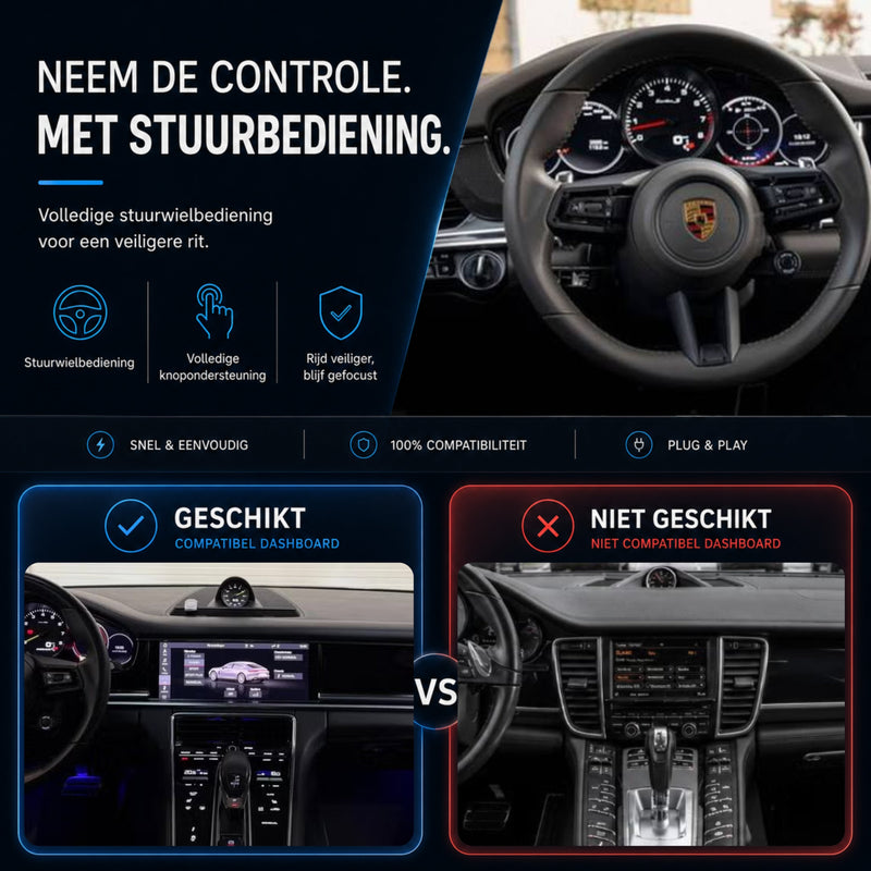 Porsche Panamera | 2016 t/m 2026 | CarPlay & Android Auto Box | MIB3-6