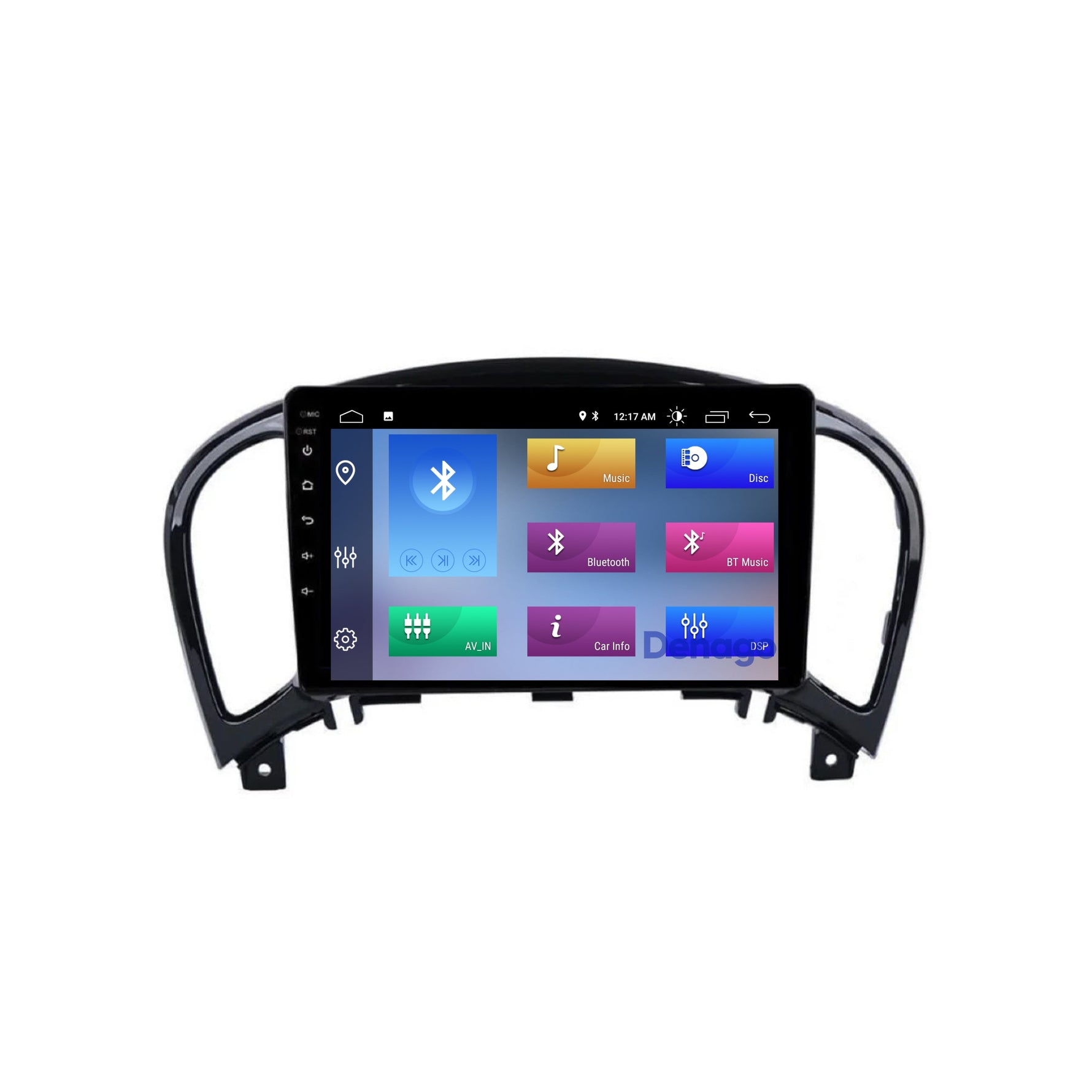 Nissan Juke CarPlay autoradio | 2010 t/m 2019 | Denago DNG-A187 | 9 inch | Android 13 | Draadloos CarPlay & Android Auto