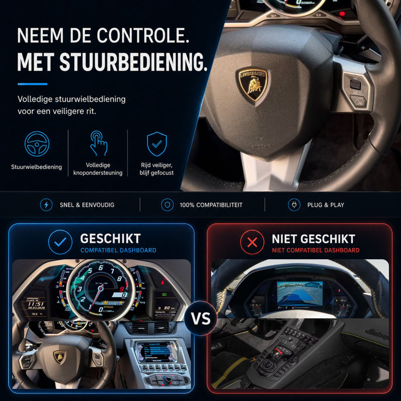 Lamborghini Aventador LP700 | 2012 t/m 2019 | CarPlay & Android Auto Box-6