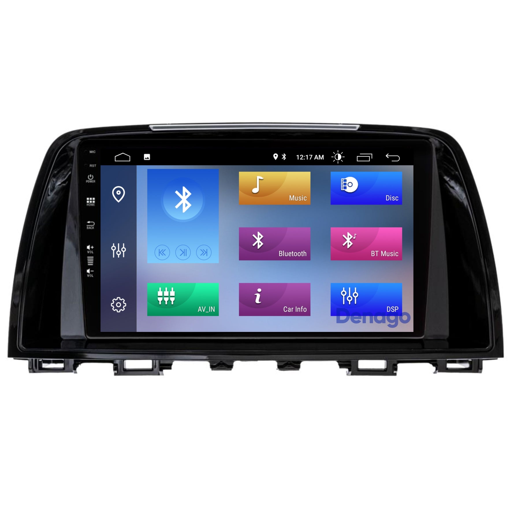 Mazda 6 CarPlay autoradio | Denago DNG-A343 | 2012 t/m 2015 | 9 inch | Android 13 | Draadloos CarPlay & Android Auto