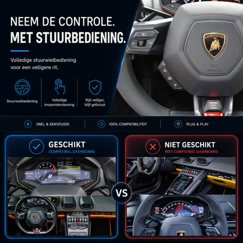 Lamborghini Huracan LP610 | 2015 t/m 2018 | CarPlay & Android Auto Box-6