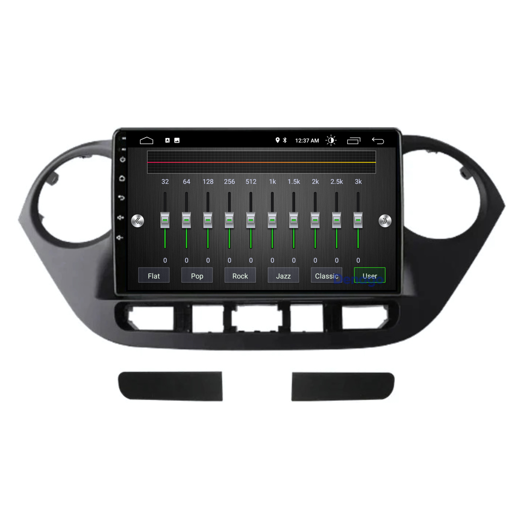Hyundai i10 CarPlay autoradio | 2014 t/m 2017 | Denago DNG-A16 | 9 inch | Android 13 | Draadloos CarPlay & Android Auto