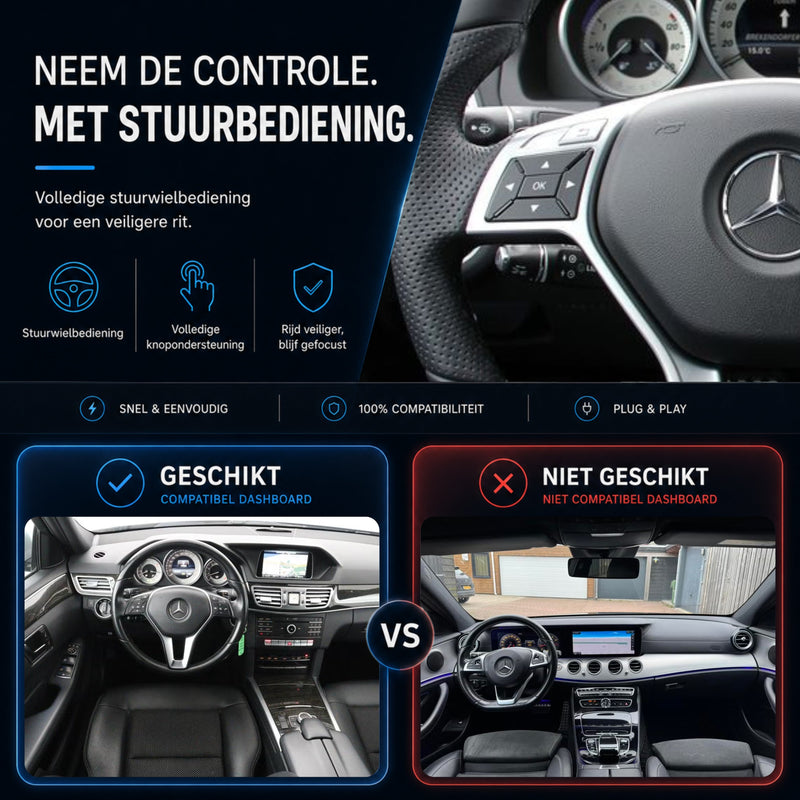 Mercedes E-Klasse | 2012 t/m 2015 | CarPlay & Android Auto Box | NTG 4.5-6