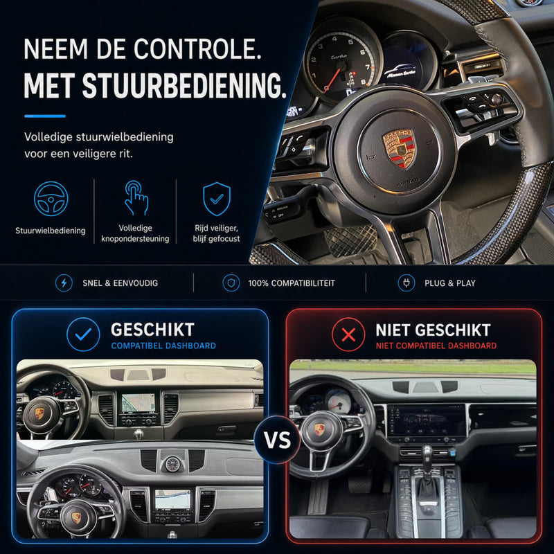 Porsche Macan (95B) | 2014 t/m 2015 | CarPlay & Android Auto Box | PCM 3.1-6