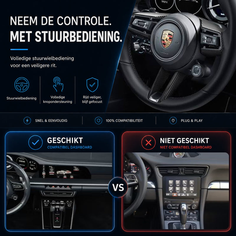 Porsche 911 | 2019 bis 2026 | CarPlay & Android Auto Box | PCM 5.0 (MIB3)-6