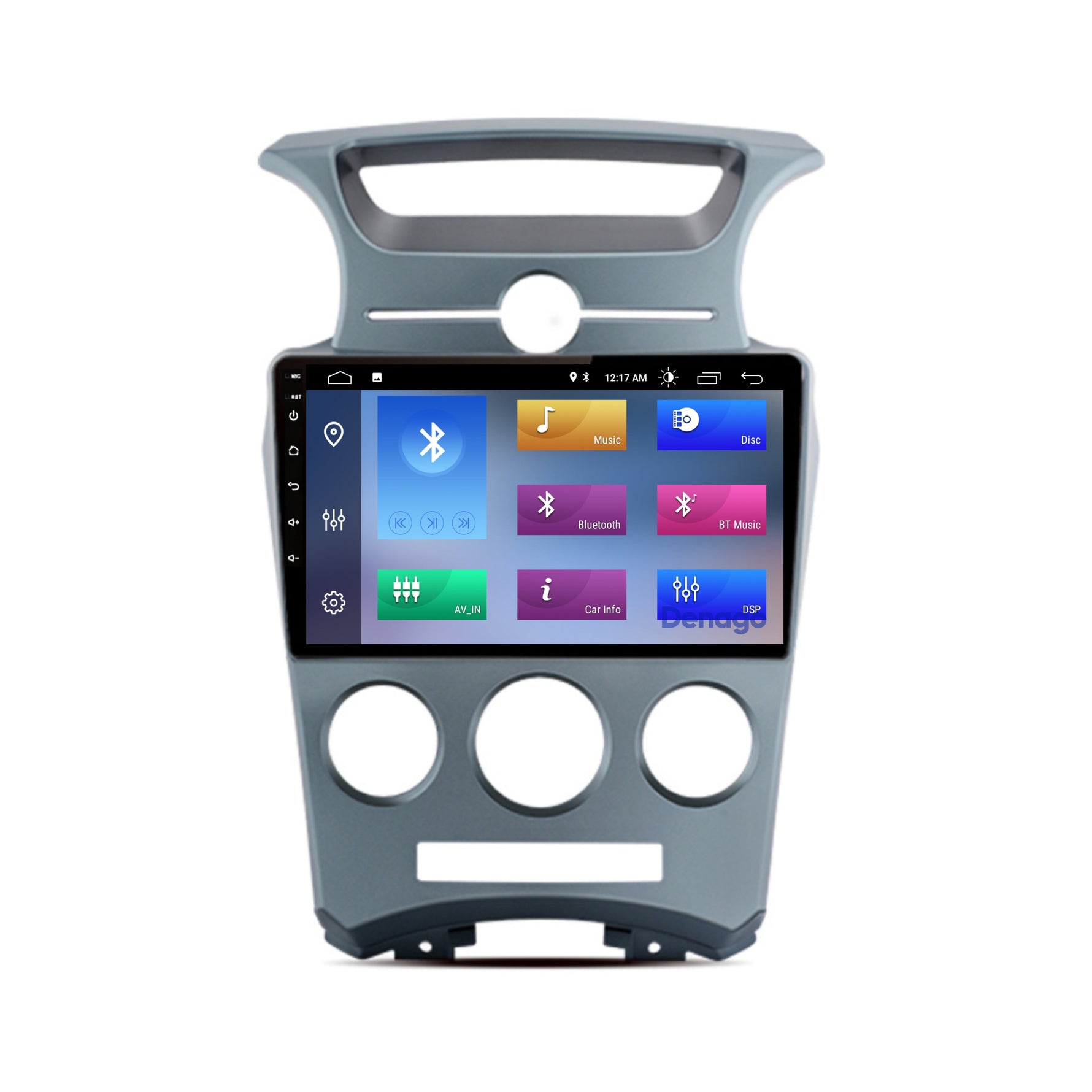 Kia Carens CarPlay autoradio | 2006 t/m 2012 | Denago DNG-A163 | 9 inch | Android 13 | Draadloos CarPlay & Android Auto