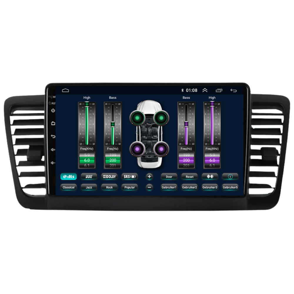 Subaru Outback | Android 13 | Autoradio | 2008 t/m 2014 | CarPlay & Android Auto-9
