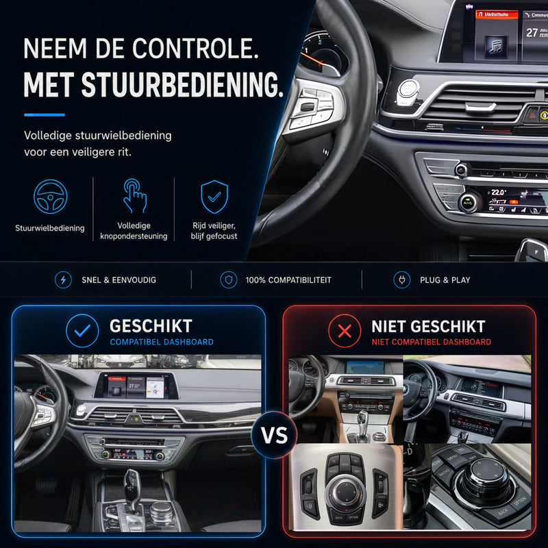 BMW 7 Serie G11/G12 | 2015 t/m 2019 | CarPlay & Android Auto Box | NBT EVO-6