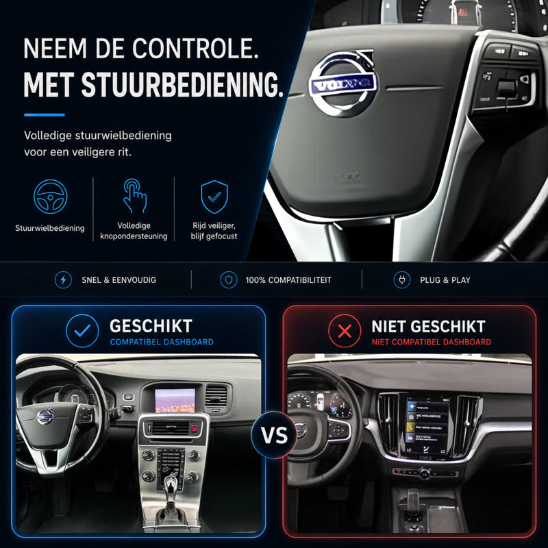 Volvo V60 | 2013 t/m 2018 | CarPlay & Android Auto Box | Sensus Connect-6