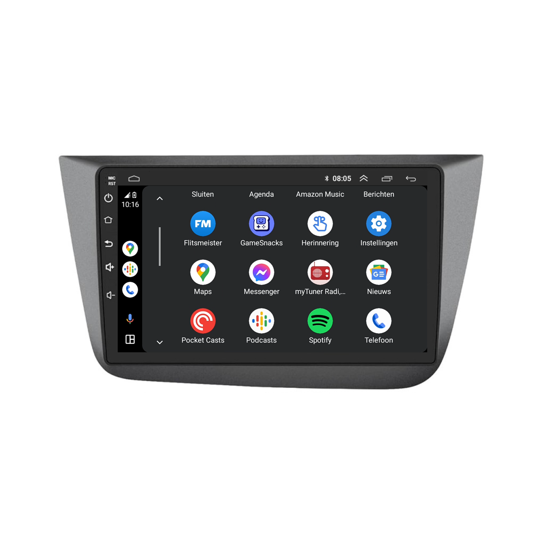 Seat Altea | Android 13 | Autoradio | 2004 t/m 2015 | Carplay & Android Auto