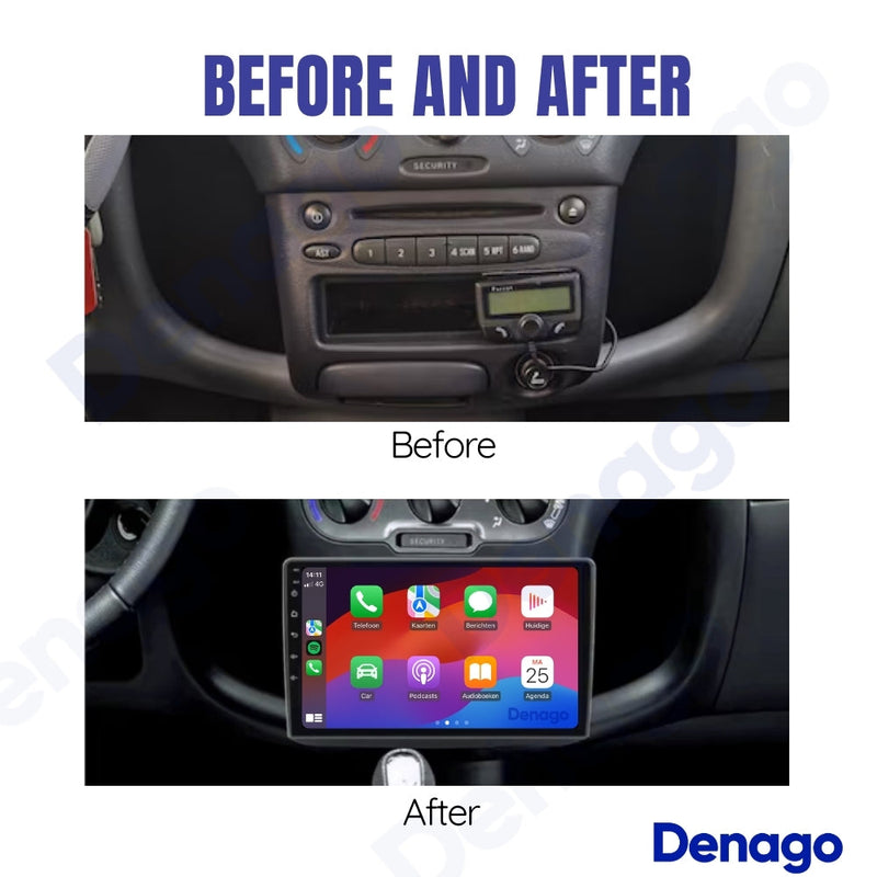 Toyota Yaris CarPlay autoradio Low versie | 1999 t/m 2005 | Denago DNG-A351 | 9 inch | Android 13 | Draadloos CarPlay & Android Auto-4