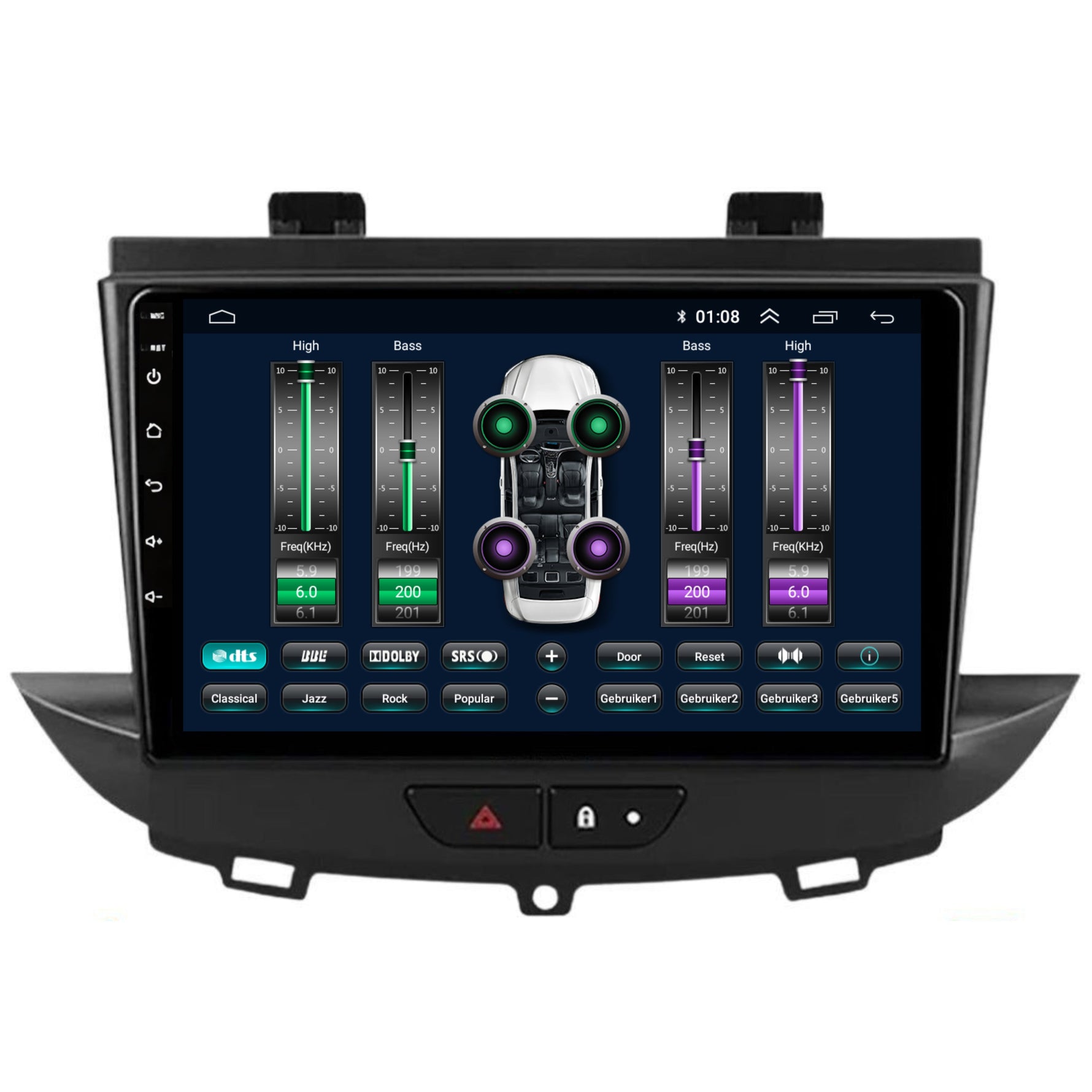 Opel Crossland | Android 13 | Autoradio | 2016 t/m 2020 | CarPlay & Android Auto