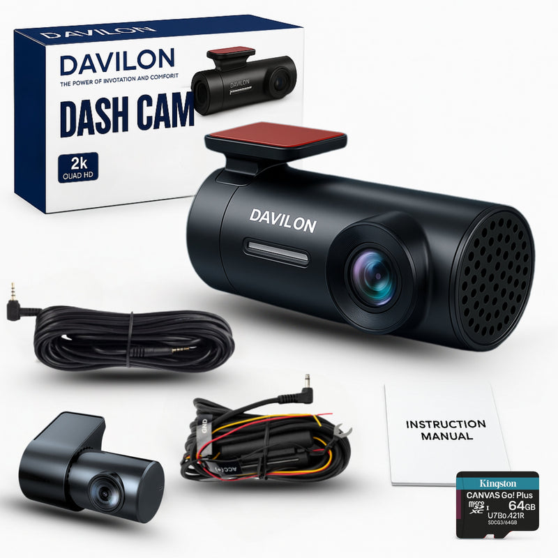 Davilon D1-DUAL Dashcam 2K | Voor & Achter | 2025 APP Model-4