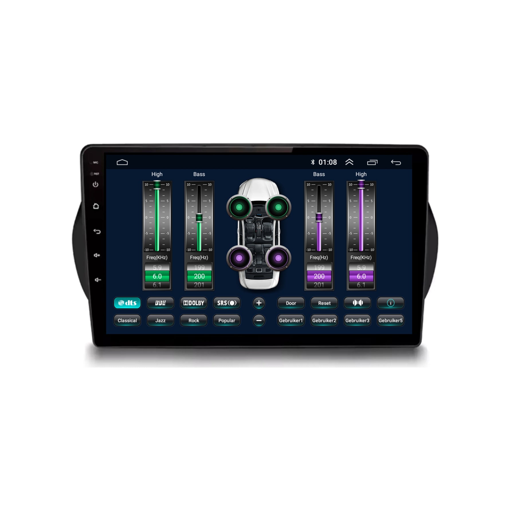 Peugeot Bipper | Android 13 | Autoradio | 2008 t/m 2019 | CarPlay & Android Auto