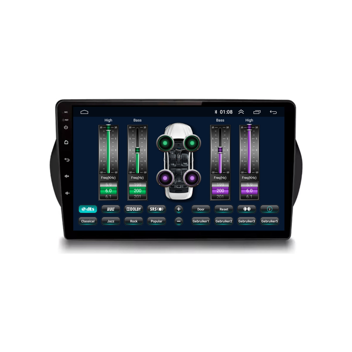 Peugeot Bipper | Android 13 | Autoradio | 2008 t/m 2019 | CarPlay & Android Auto-7