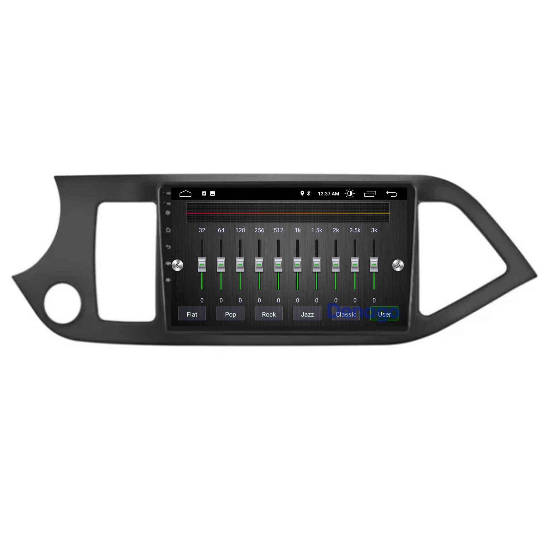 Kia Picanto CarPlay autoradio | 2011 t/m 2016 | Denago DNG-A337 | 9 inch | Android 13 | Draadloos CarPlay & Android Auto