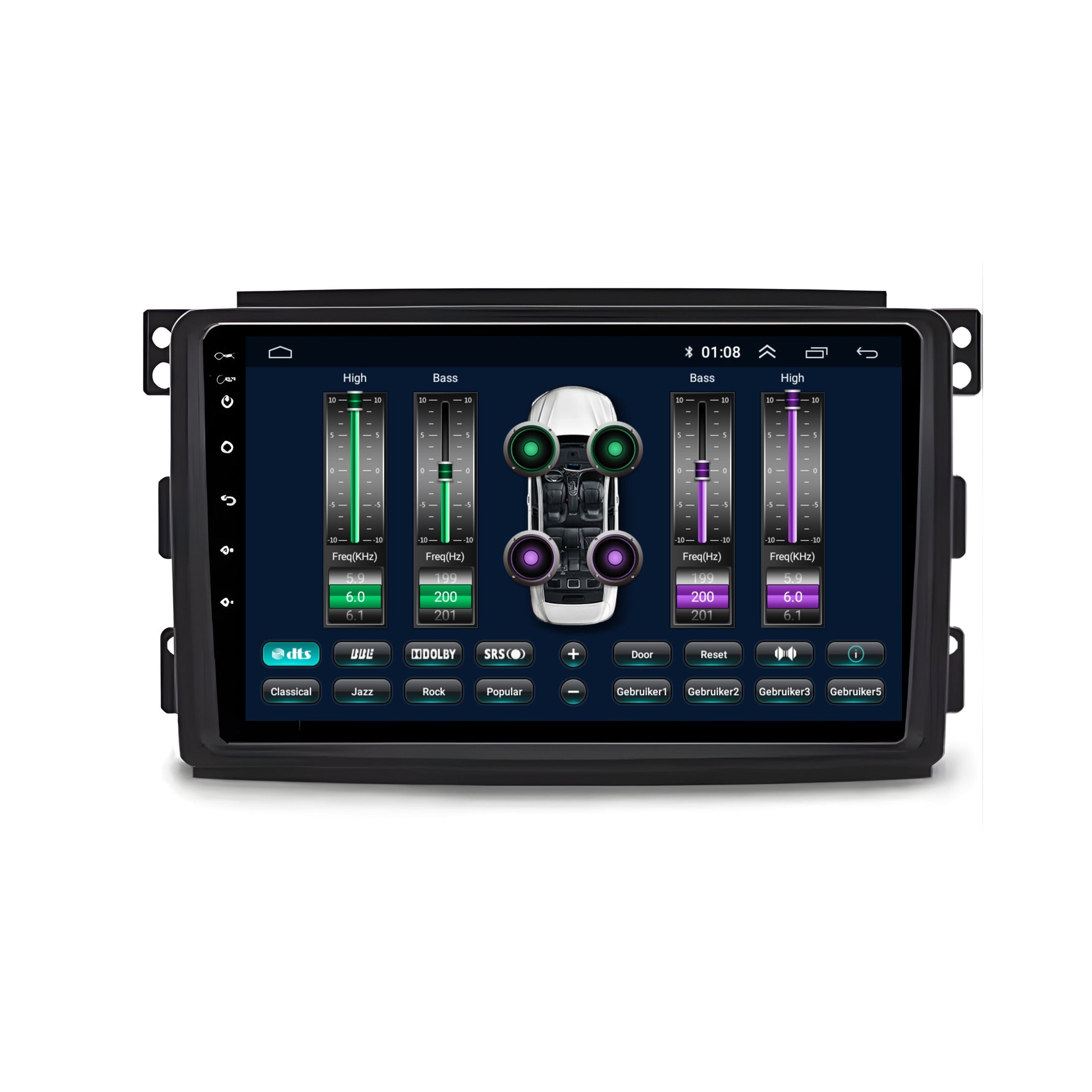 Smart Fortwo | Android 13 | Autoradio | 2009 t/m 2015 | CarPlay & Android Auto