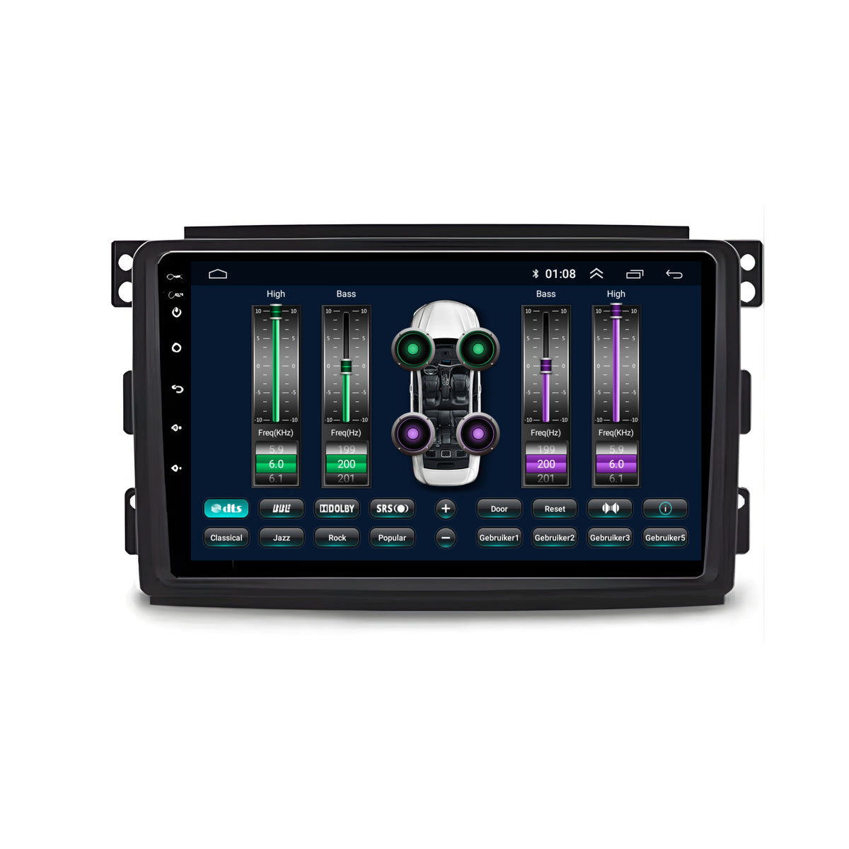 Smart Fortwo | Android 13 | Autoradio | 2009 t/m 2015 | CarPlay & Android Auto-7