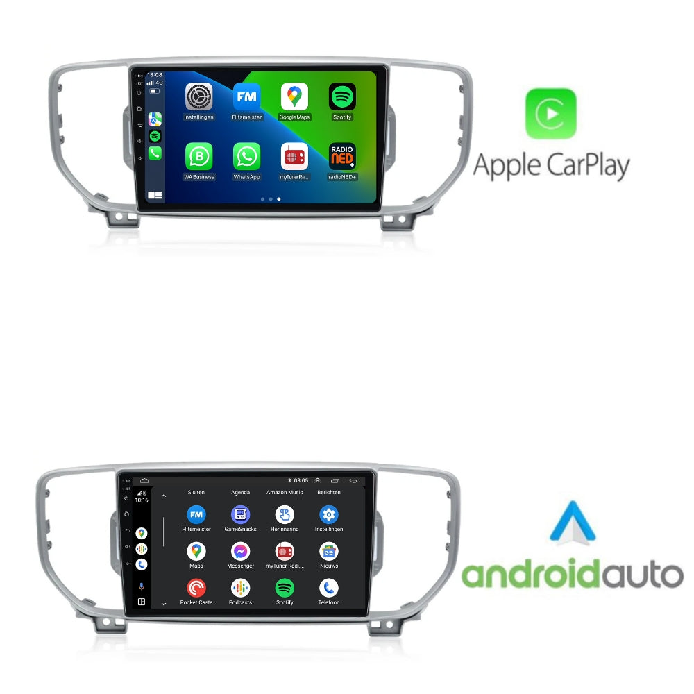 Kia Sportage CarPlay & Android Auto autoradio | 2016 t/m 2019 | Android 15 | Davilon-6