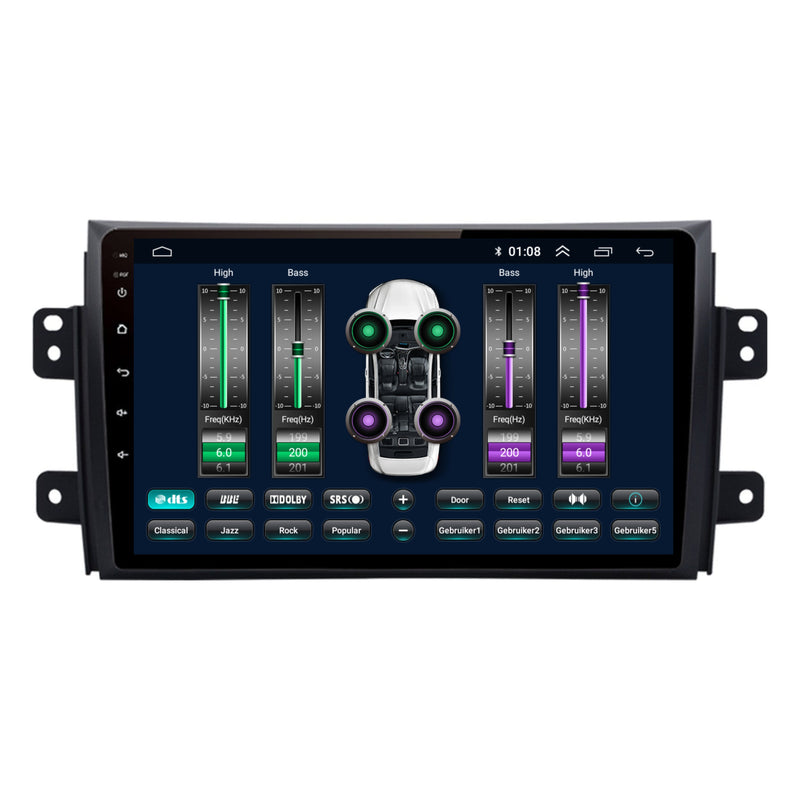 Suzuki SX4 CarPlay & Android Auto Autoradio | 2006 bis 2011 | Android 13 | Davilon-7
