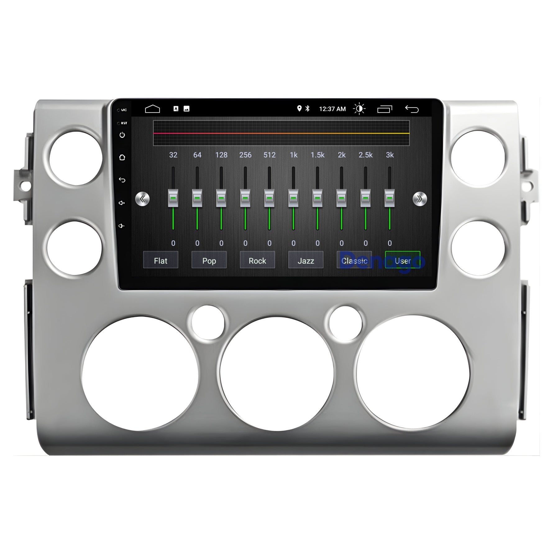 Toyota FJ Cruiser CarPlay autoradio | 2006 t/m 2017 | Denago DNG-A313 | 9 inch | Android 13 | Draadloos CarPlay & Android Auto | Zilver frame