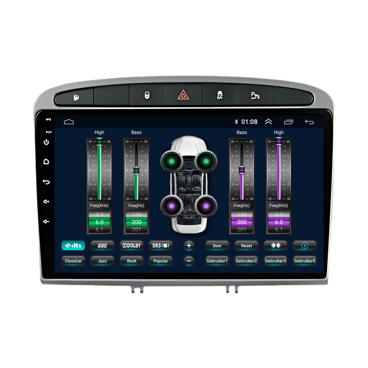 Peugeot 408 / 308 | Android 13 | Autoradio | 2007 t/m 2014 | CarPlay & Android Auto-7