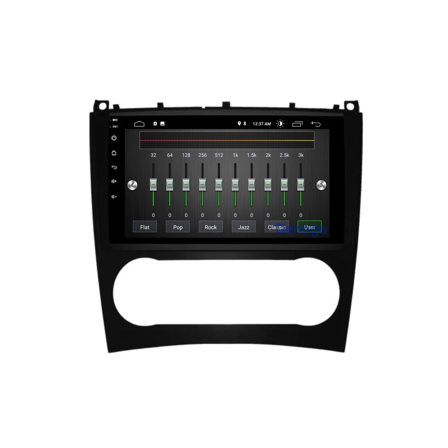 Mercedes C-Klasse W203 | CLC W203 | CLK W209 CarPlay autoradio | 2004 t/m 2011 | Denago DNG-A238 | 9 inch | Android 13 | Draadloos CarPlay & Android Auto