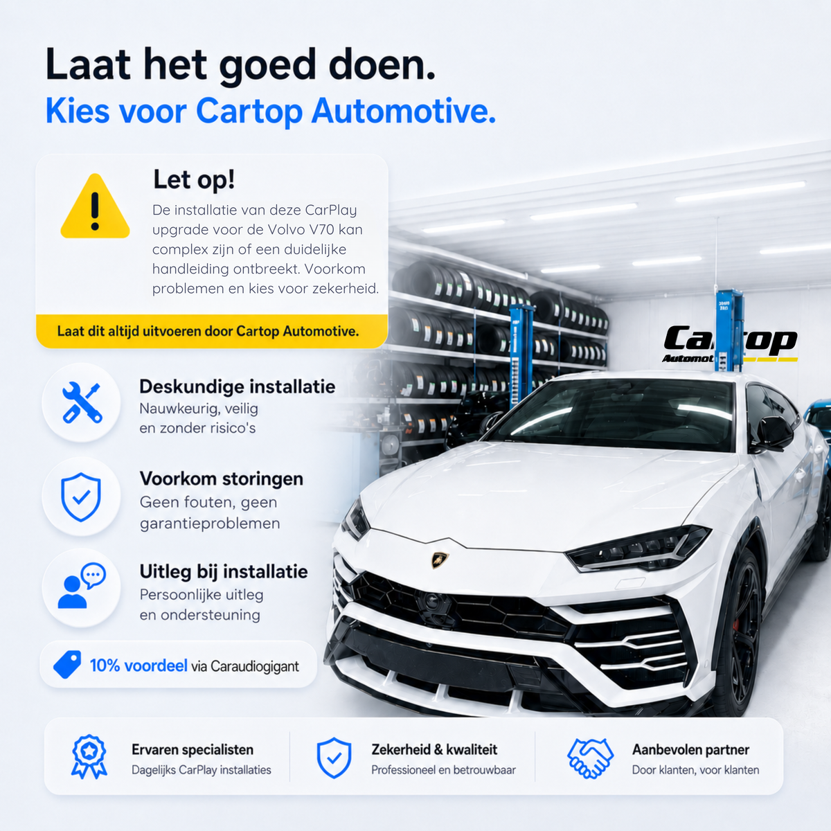 Volvo V70 | 2014 t/m 2018 | CarPlay & Android Auto Box | Sensus Connect-7