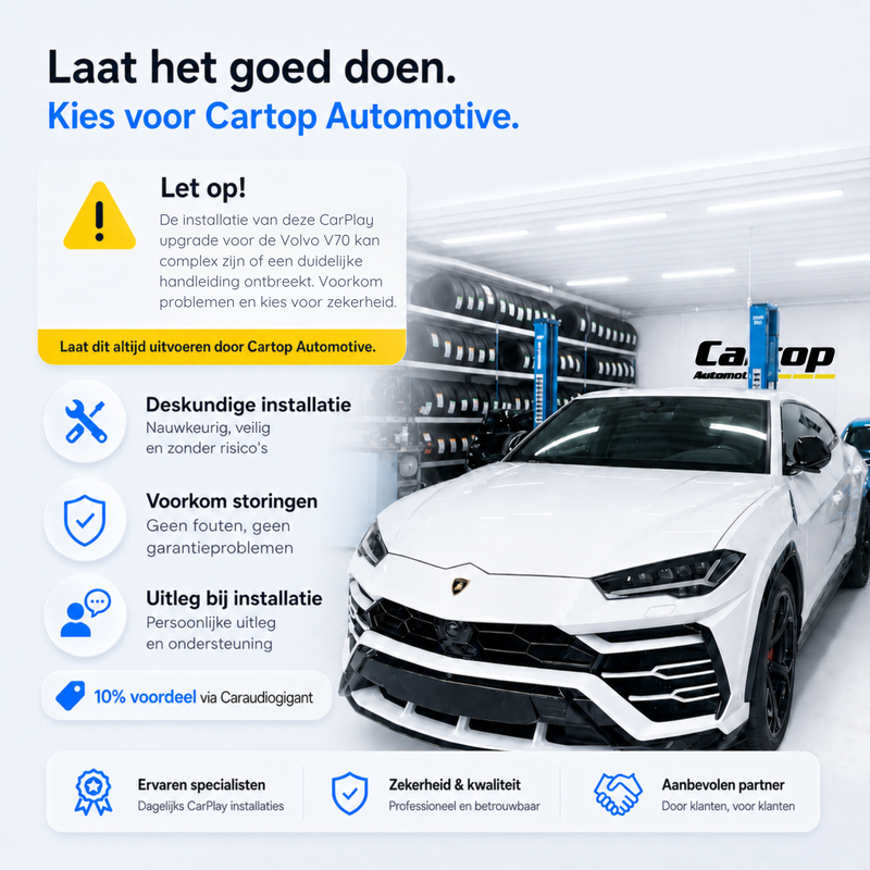 Volvo V70 | 2014 t/m 2018 | CarPlay & Android Auto Box | Sensus Connect-7