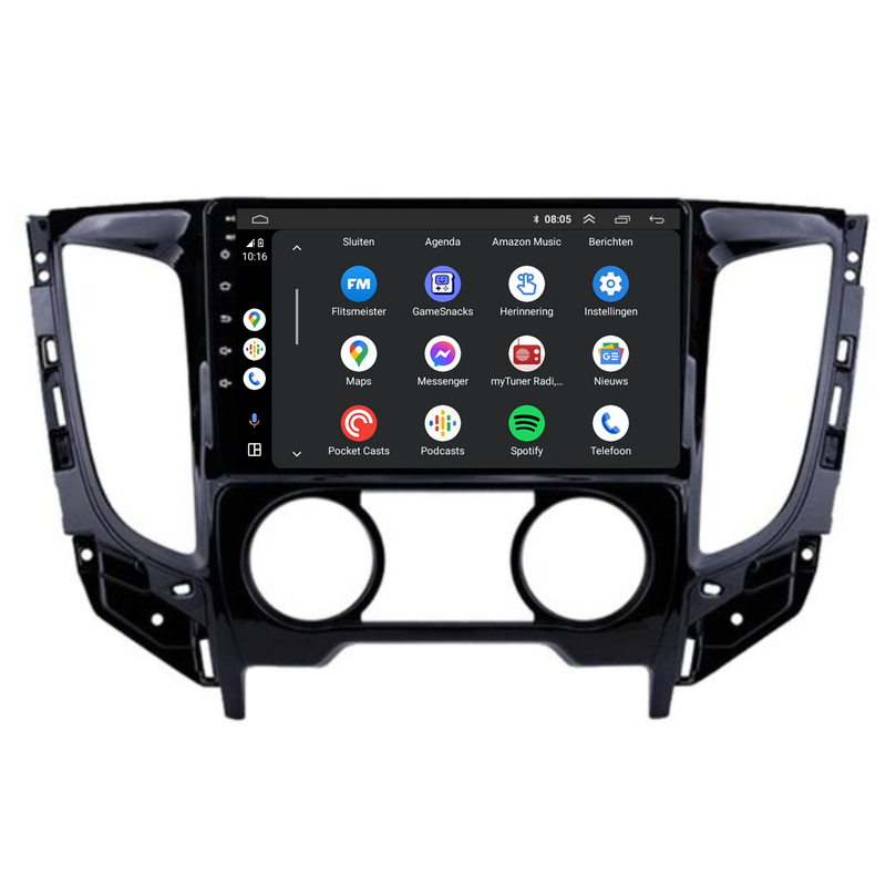 Mitsubishi L200 | Android 13 | Autoradio | 2016 | CarPlay & Android Auto-5