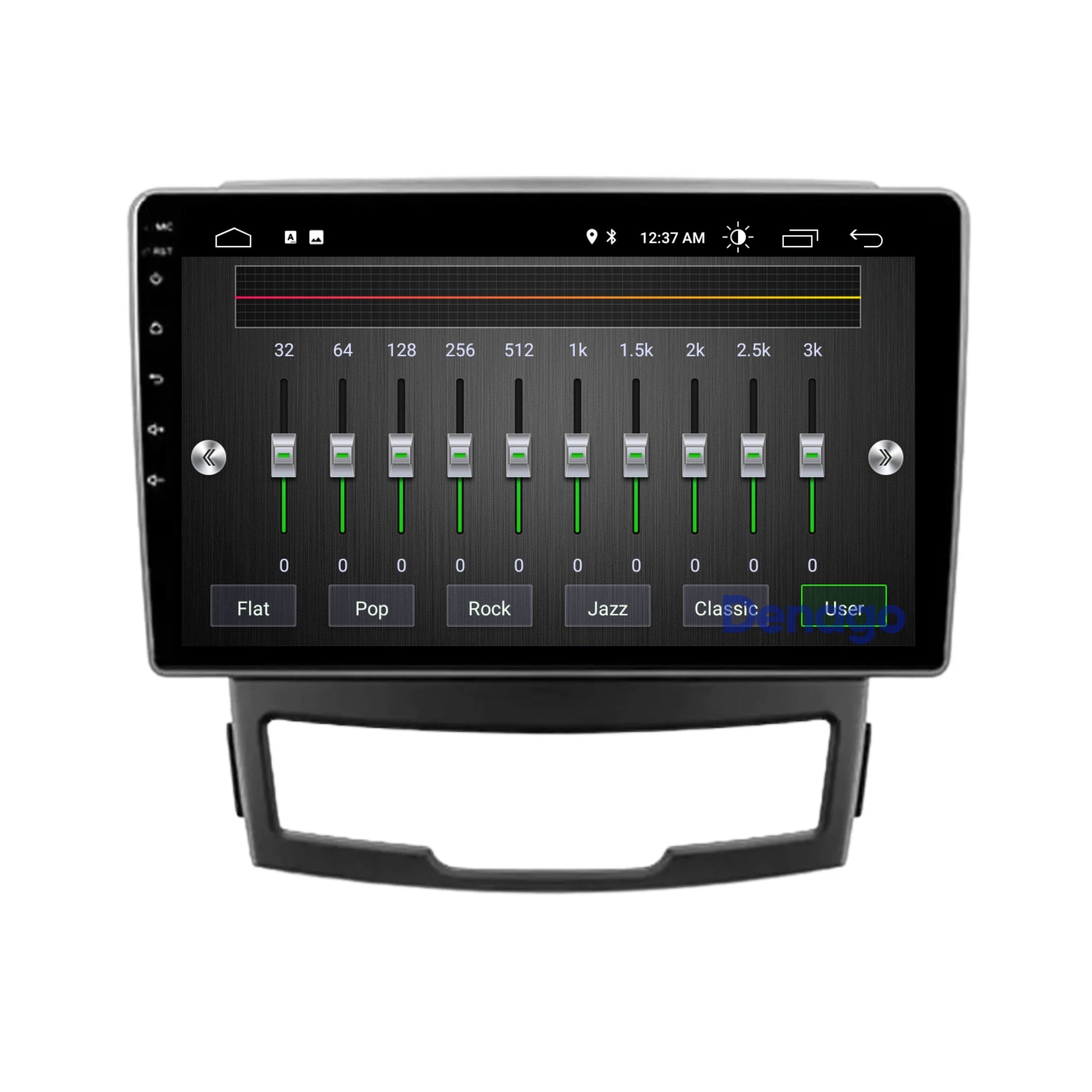 SsangYong Korando CarPlay autoradio | 2011 t/m 2014 | Denago DNG-A259 | 9 inch | Android 13 | Draadloos CarPlay & Android Auto