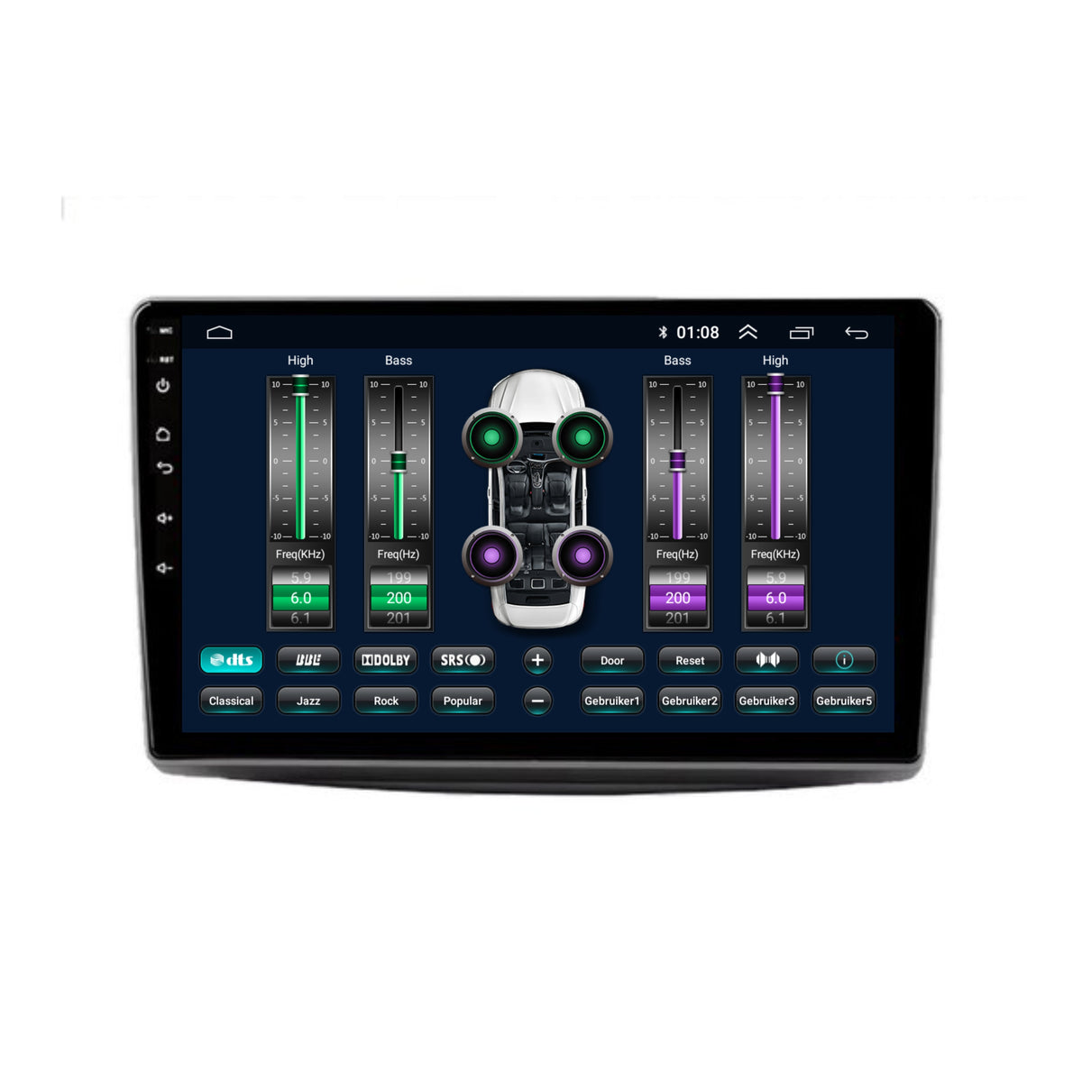 Alfa Romeo MiTo Android 13 autoradio CarPlay Android Auto 2008-2016-7
