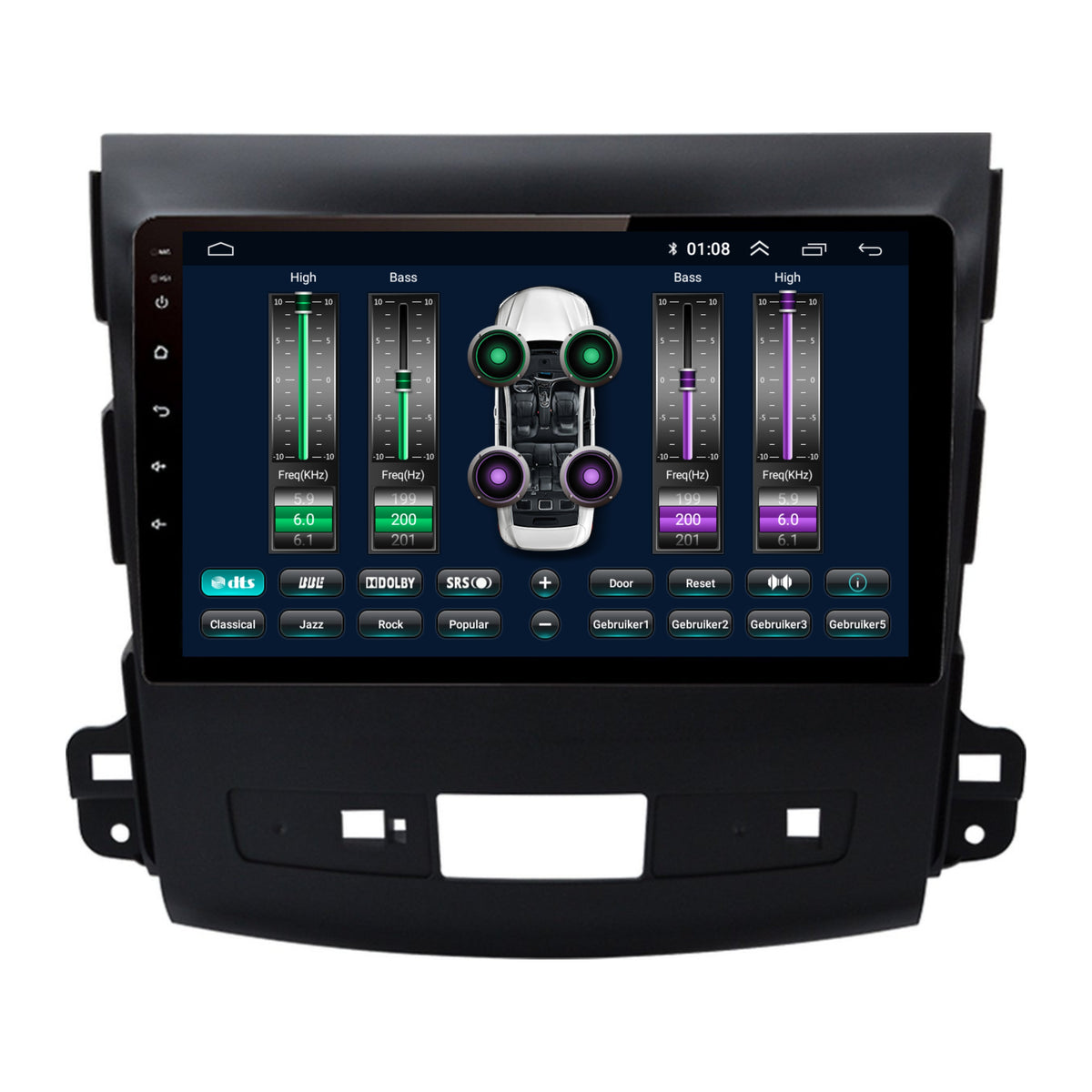 Mitsubishi Outlander Android Autoradio | 2008 t/m 2012 | CarPlay-7