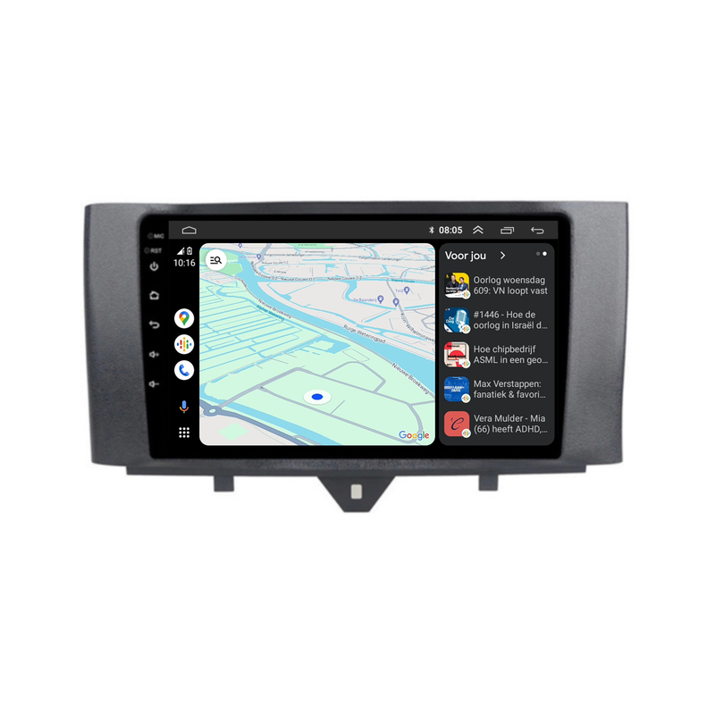 Smart Fortwo | Android 13 | Autoradio | 2011 t/m 2015 | Carplay & Android Auto-7