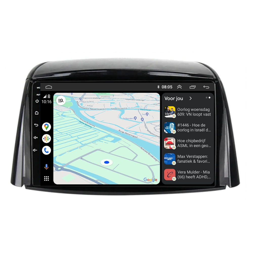 Renault Koleos | Android 13 | Autoradio | 2008 t/m 2016 | CarPlay & Android Auto-3
