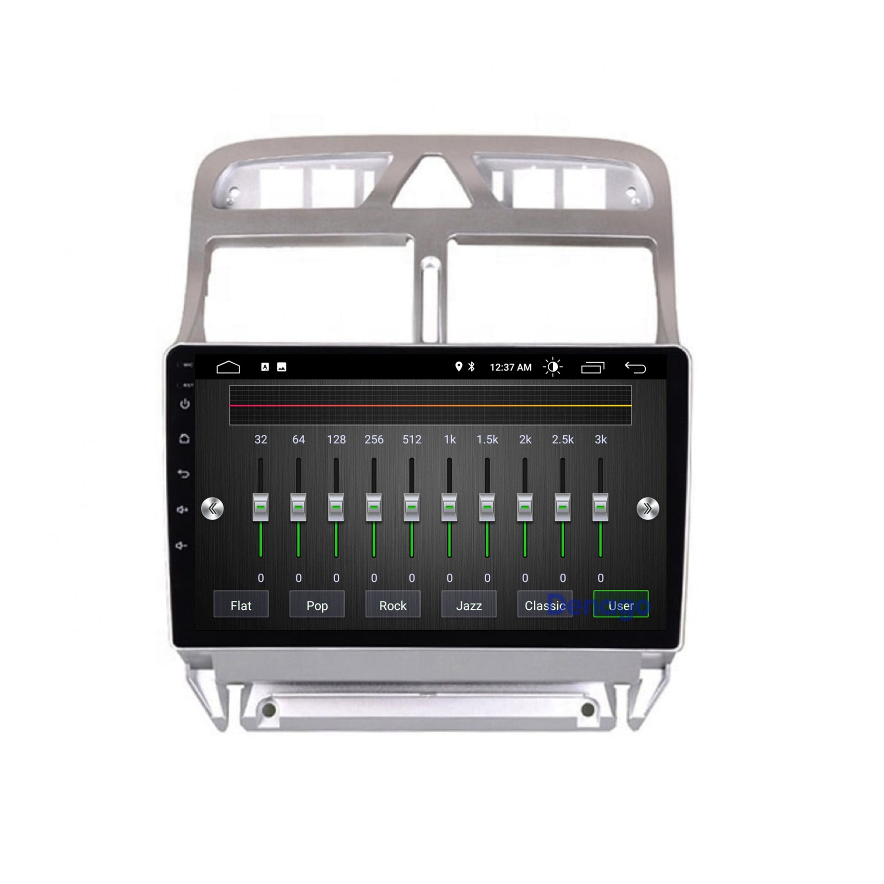 Peugeot 307 CarPlay autoradio | 2001 t/m 2013 | Denago DNG-A162 | 9 inch | Android 13 | Draadloos CarPlay & Android Auto