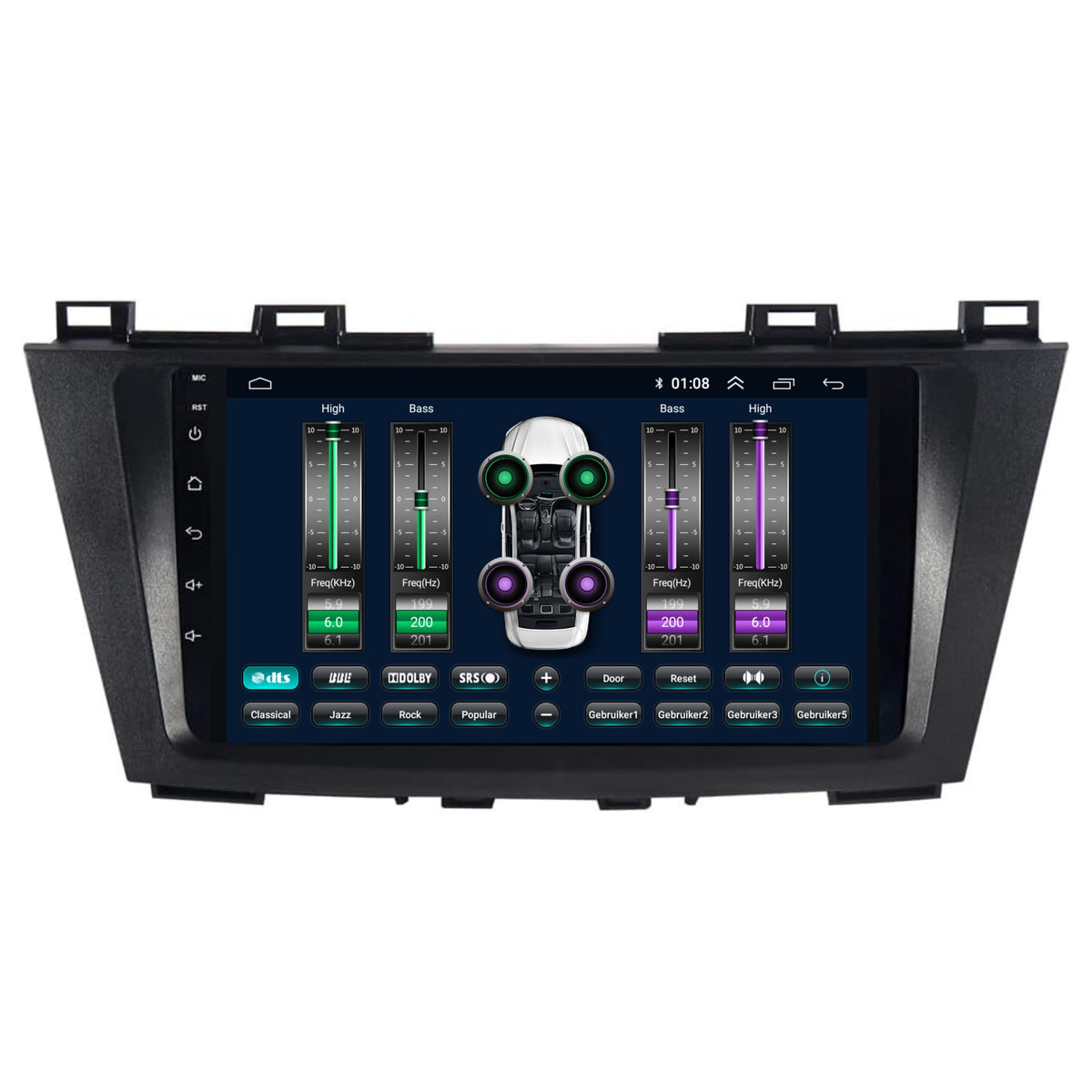 Mazda 5 | Android 13 | Autoradio | 2010 t/m 2015 | CarPlay & Android Auto-7
