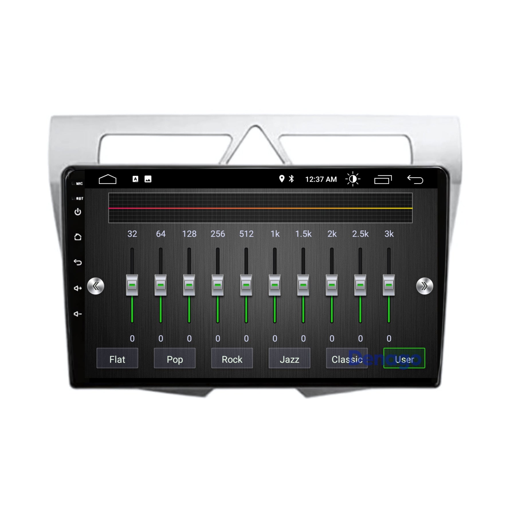 Kia Picanto CarPlay autoradio | 2008 t/m 2010 | Denago DNG-A88 | 9 inch | Android 13 | Draadloos CarPlay & Android Auto | Zilver frame