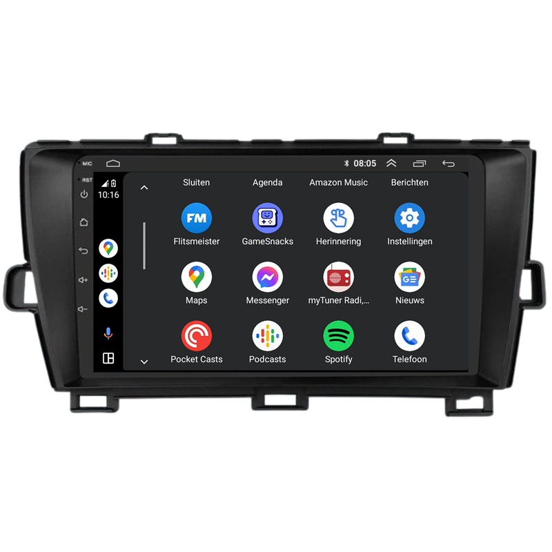Toyota Prius | Android 13 | Autoradio | 2009 t/m 2015 | Carplay & Android Auto-2