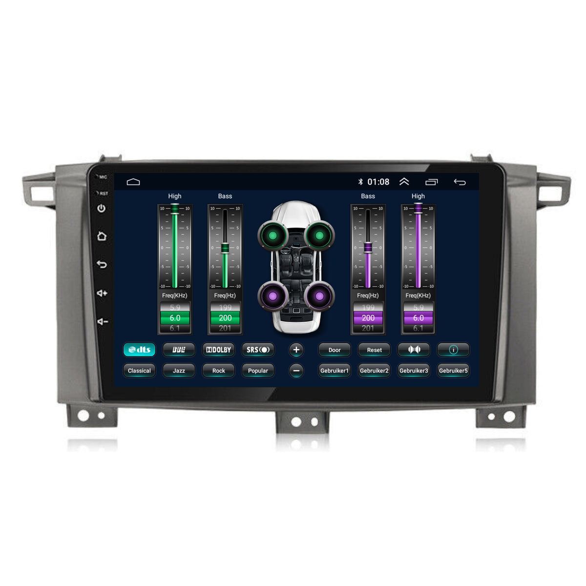 Land Cruiser LC100 | Android 13 | Autoradio | 2005 t/m 2007 | CarPlay & Android Auto-8