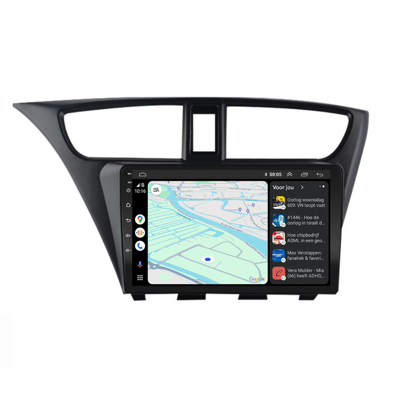 Honda Civic | Android 13 | Autoradio | 2012 t/m 2016 | Carplay & Android Auto-2