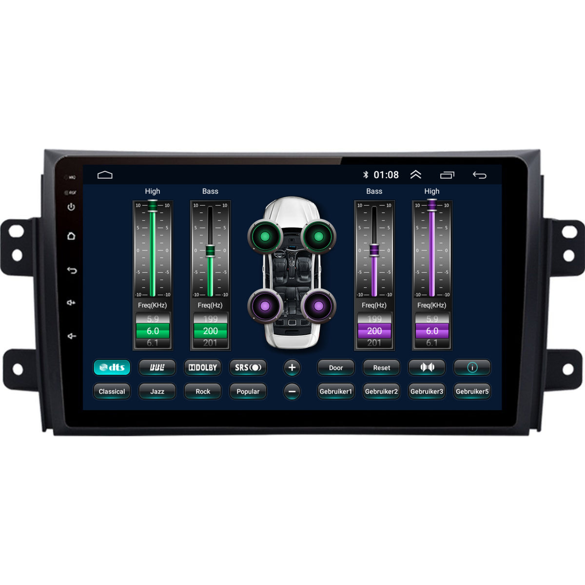 Suzuki SX4 | Android 13 | Autoradio | 2006 t/m 2011 | CarPlay & Android Auto-8